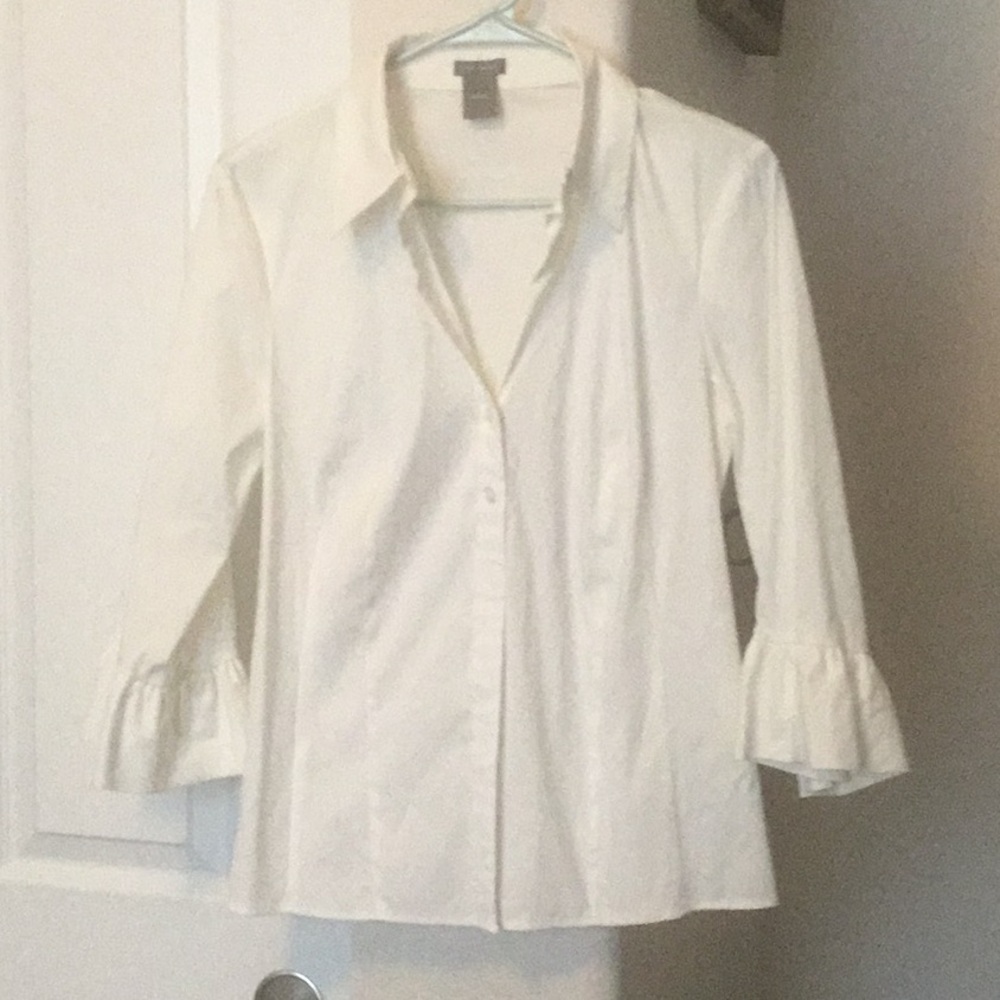 Ann Taylor Cream Blouse